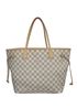 Neverfull MM, 850€, Bolso, Blanco, Animal - Piel, Vista trasera